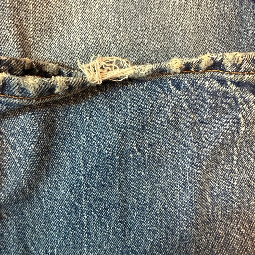 American Eagle Slim Straight Easy Flex Jeans 34x34 Distressed